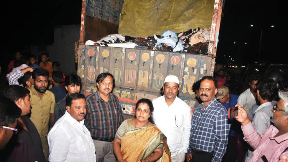 Lorry with waste materials from Kerala seized