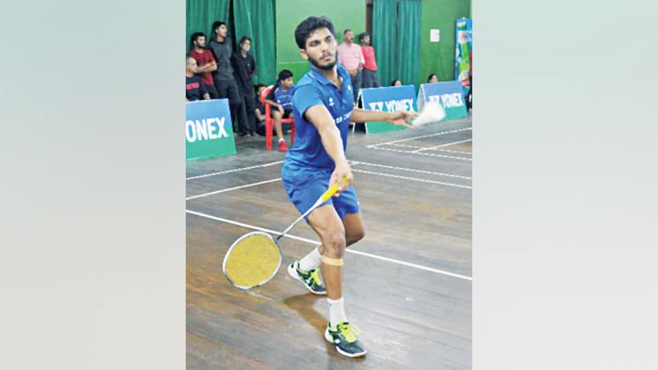 M.S. Ramaiah Anandashram State Ranking Badminton Hemanth from B’luru clinches title