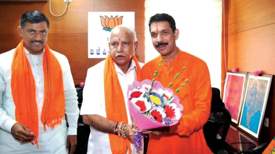 Kateel takes charge as BJP State President