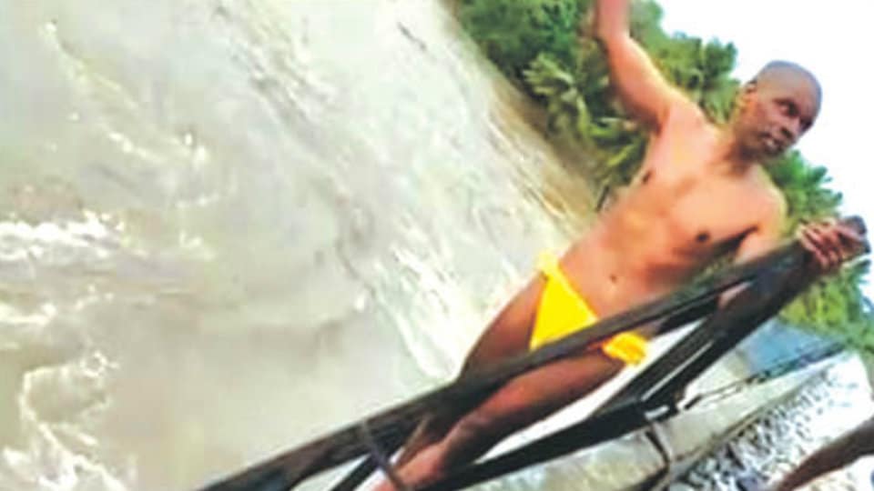Priest goes missing after jumping into Kapila River