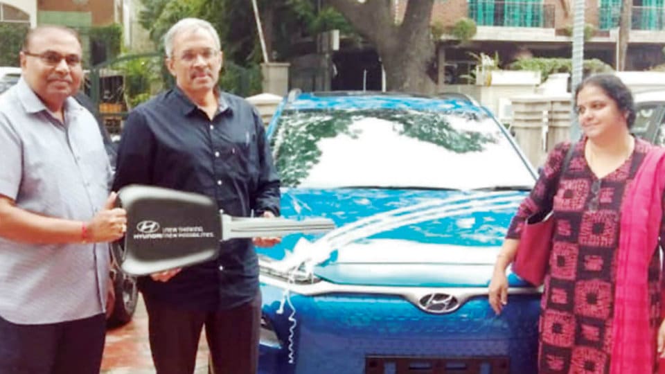 City bizman buys State’s first Hyundai Kona Electric Car