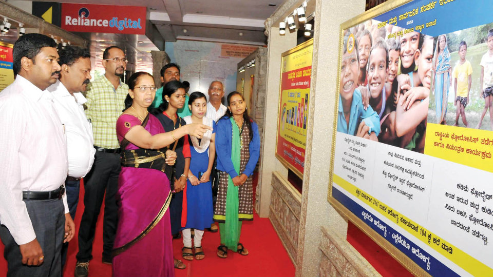 Health awareness poster expo at Sub-Urban Bus Stand