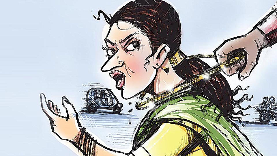 Woman’s gold chain snatched at Hebbal