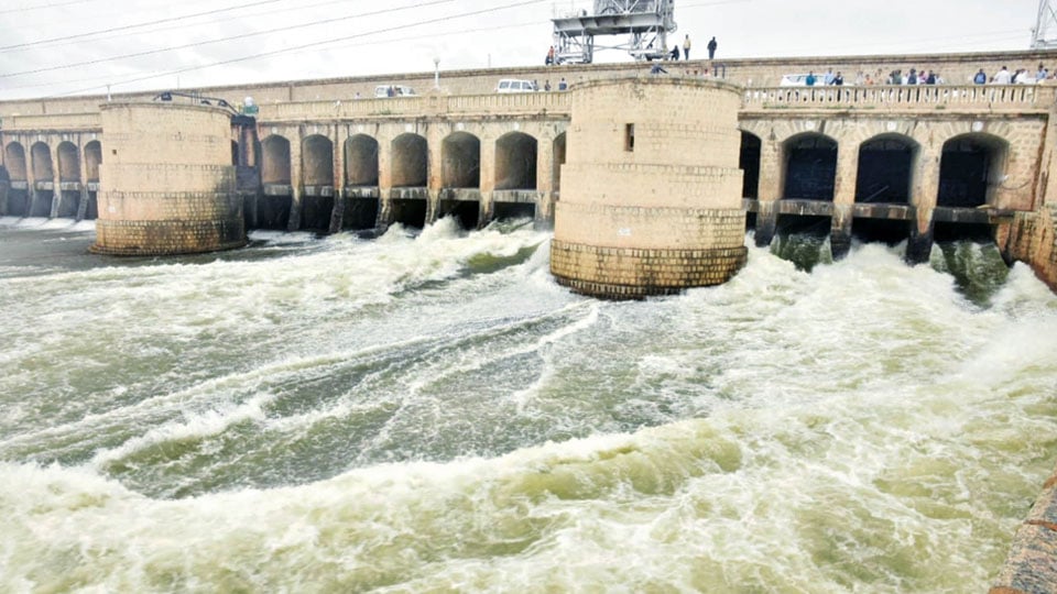 More than 5,000 cusecs released to Tamil Nadu from KRS Dam