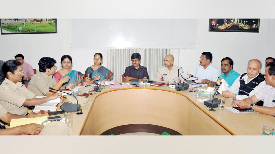 Dasara and I-Day : DC holds meeting