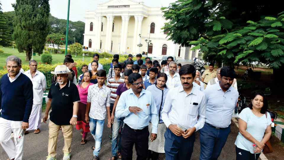 Heritage Walk for specially-abled students