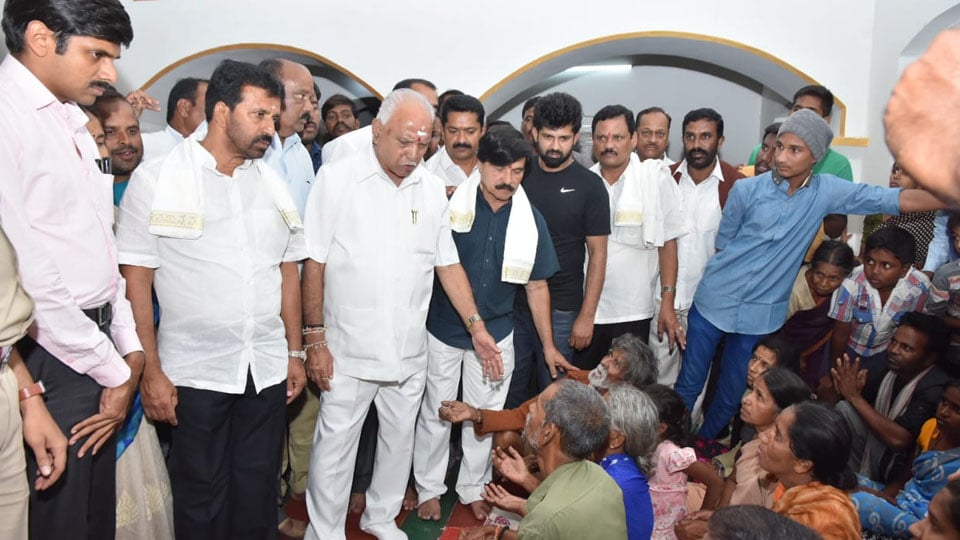 CM BSY assures all help for flood victims