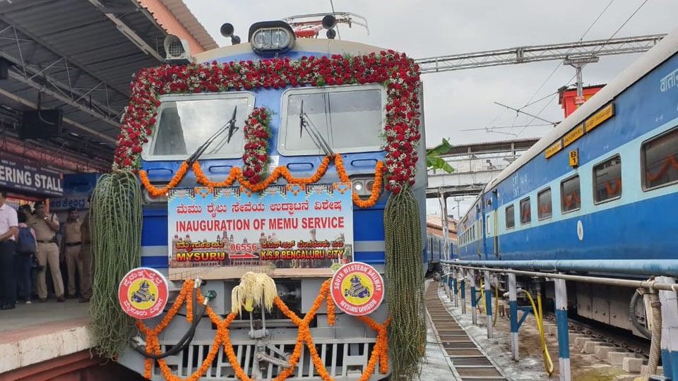 New MEMU trains between Mysuru and Bengaluru