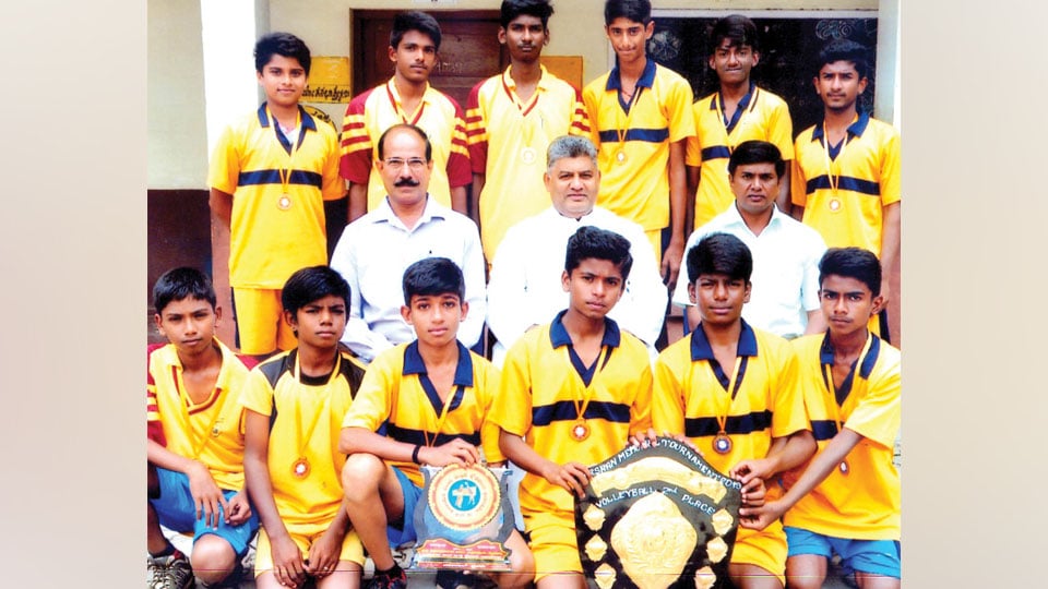 Excels in Volleyball and Throwball Zonal-level Tournaments