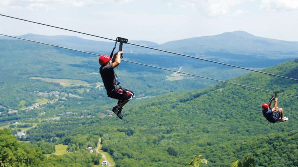 After ropeway, canopy for Hill steps…Zip Line project atop Chamundi Hill junked