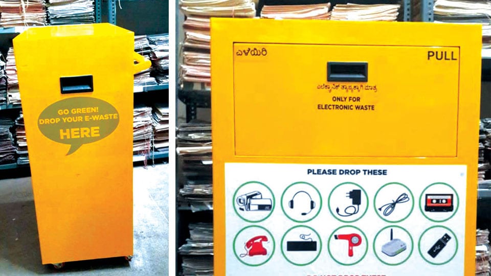 Mysuru gets its first e-waste Drop Box