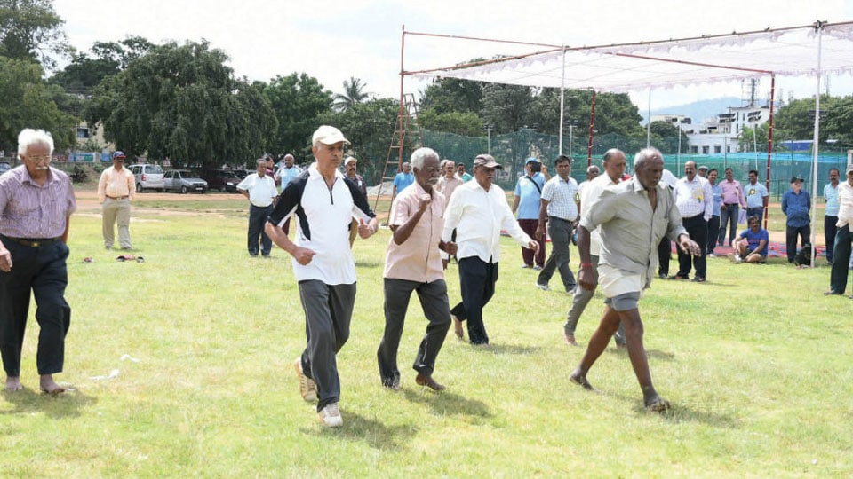 Dasara Sports Meet for senior citizens