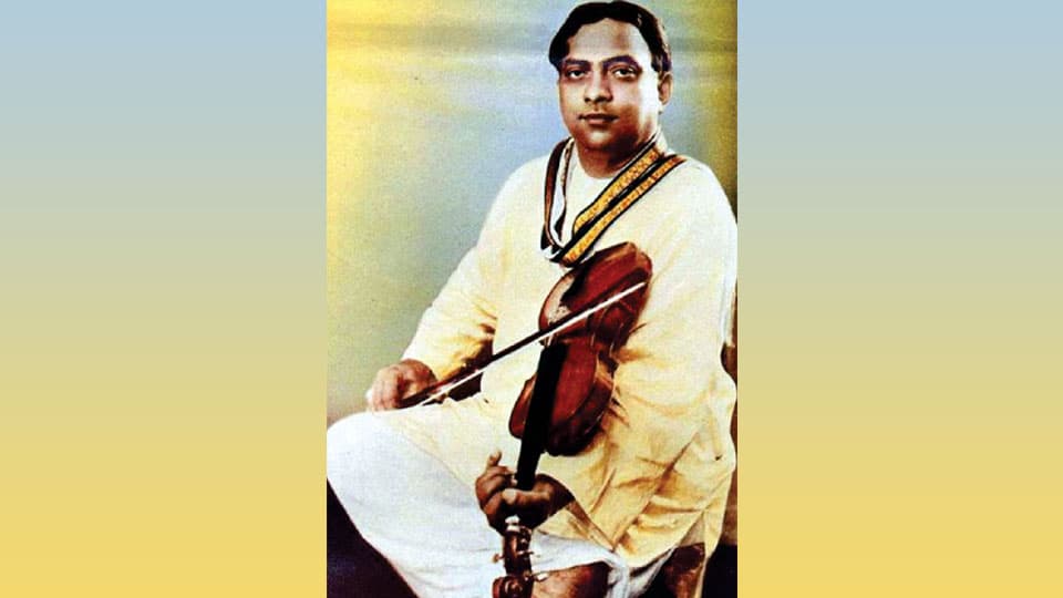 Tirumakudalu Chowdaiah: Mysore’s own Violin Virtuoso