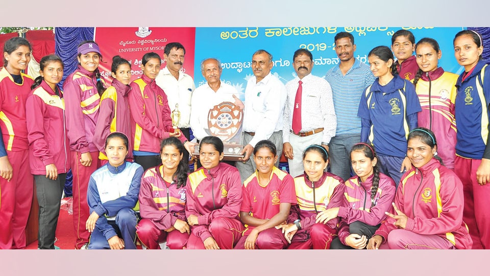 91st University of Mysore Inter-Collegiate Athletic Meet: PGSC bags overall championship