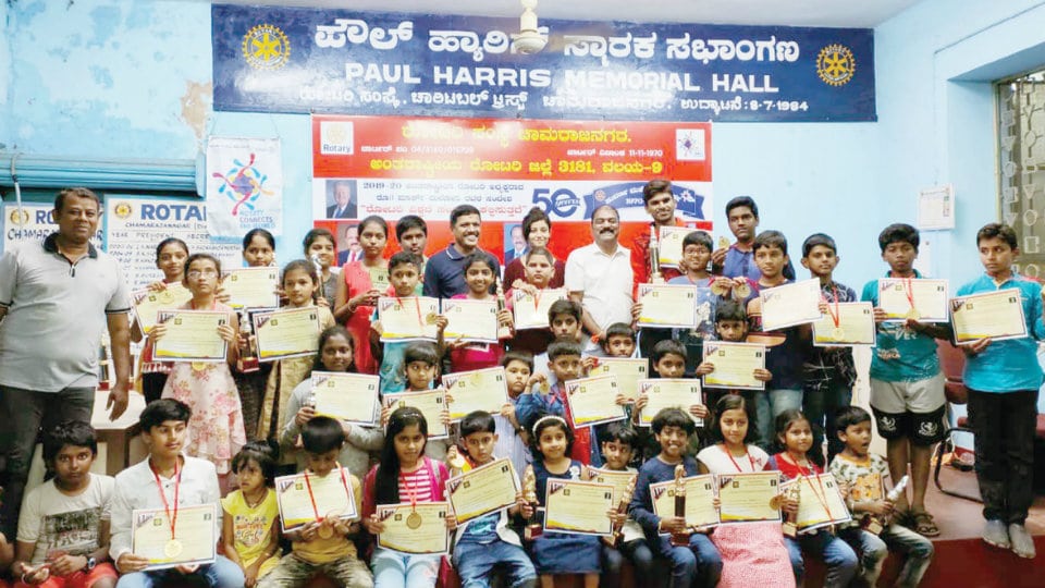 Winners of 4th Chamarajanagar Open Chess Tournament