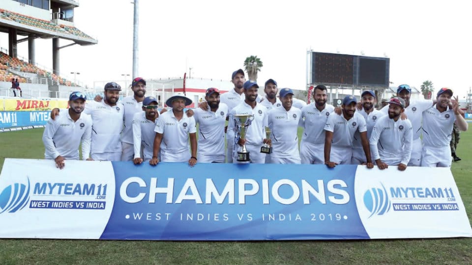 ICC Test: India complete clean sweep against Windies