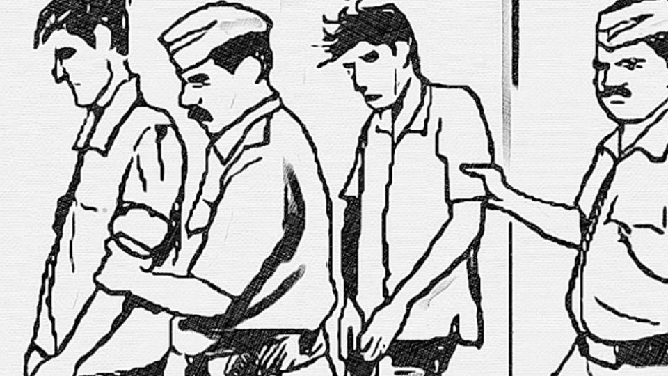 Seven alleged kidnappers in Nagamangala Police net