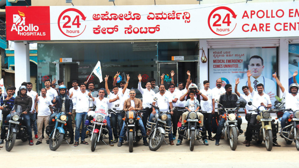 Bike rally held to promote organ donation