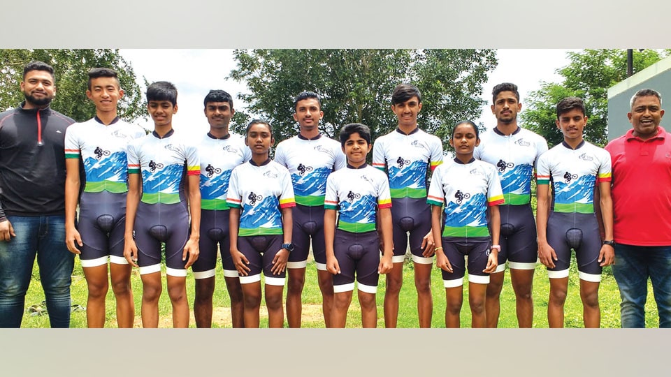 Selected for State-level events: Cycling My Sooru Training Academy