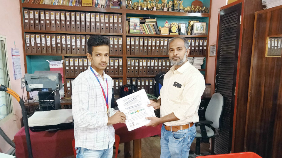 Bags medals in State-level Karate Championship