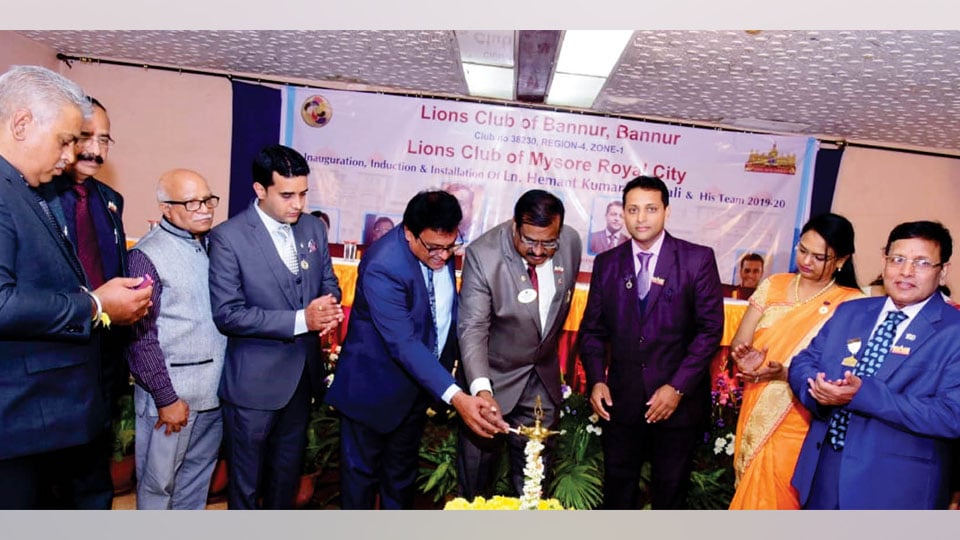 Inauguration of new Lions Club