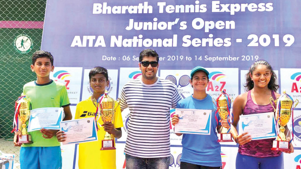 Winners of Bharath Tennis Express : Junior’s Open AITA National Series