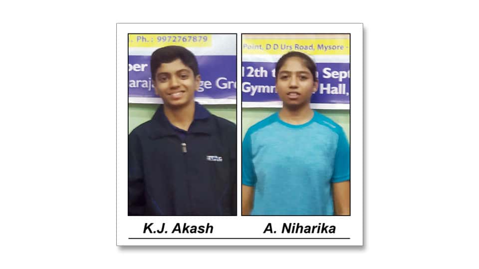 State Ranking Table Tennis Tournament: Akash, Niharika bag Sub-Junior titles