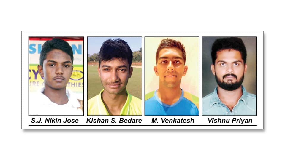 BCCI One-day U-23 Cricket Tourney: Four players from Mysuru Zone in State squad