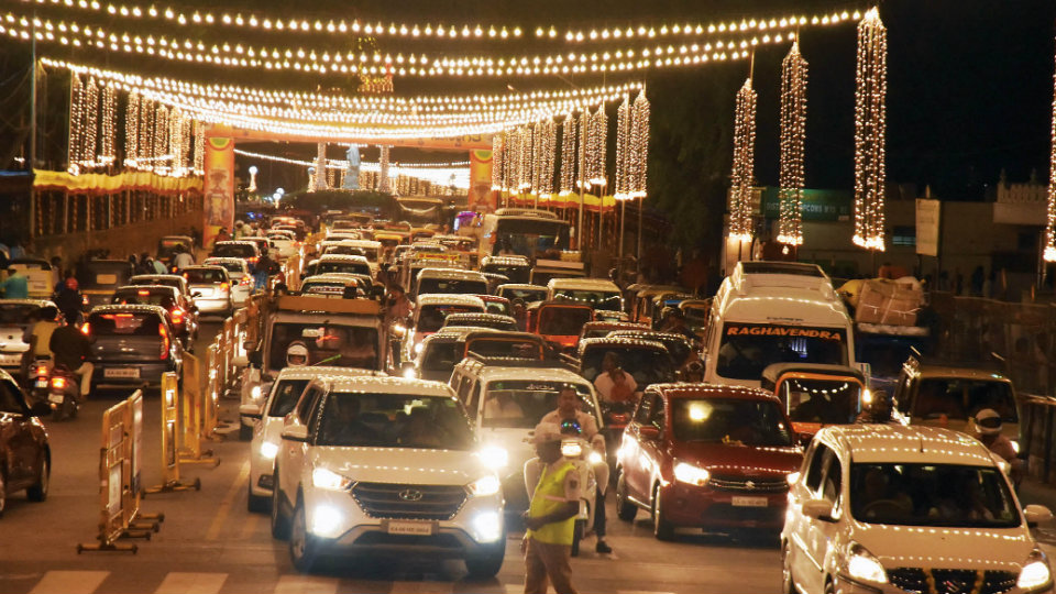 Traffic management during Dasara: Suggestions