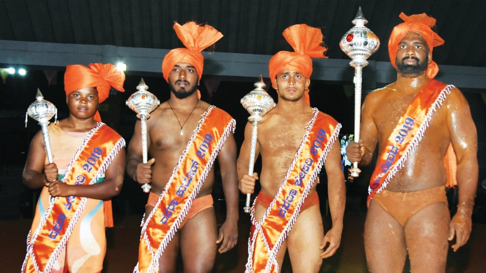 Dasara Wrestling winners