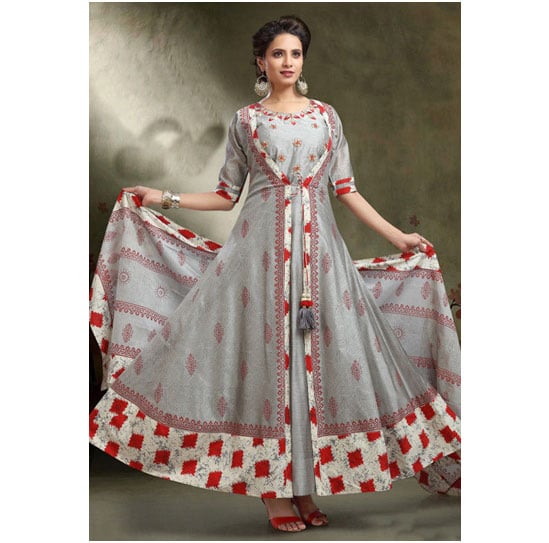 beautiful indo western gowns