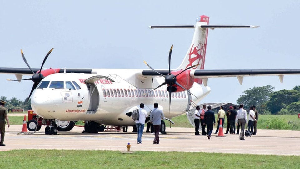 Regular flights from Mysuru to Kochi, Goa, Hyderabad resume