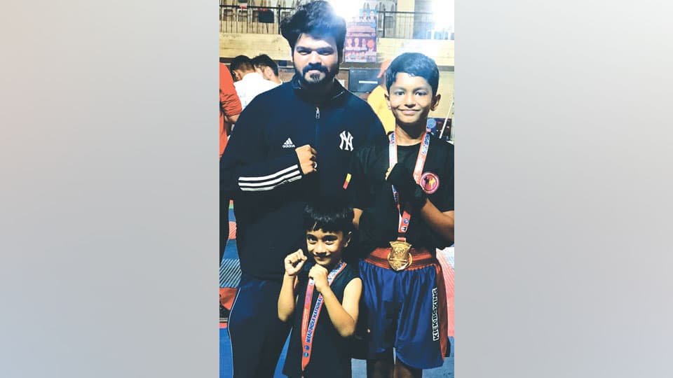 Young fighters win medals at National-level Kickboxing