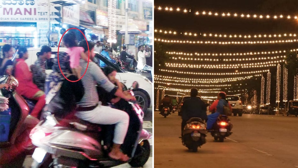 Dasara illumination: Enjoy a safe ride