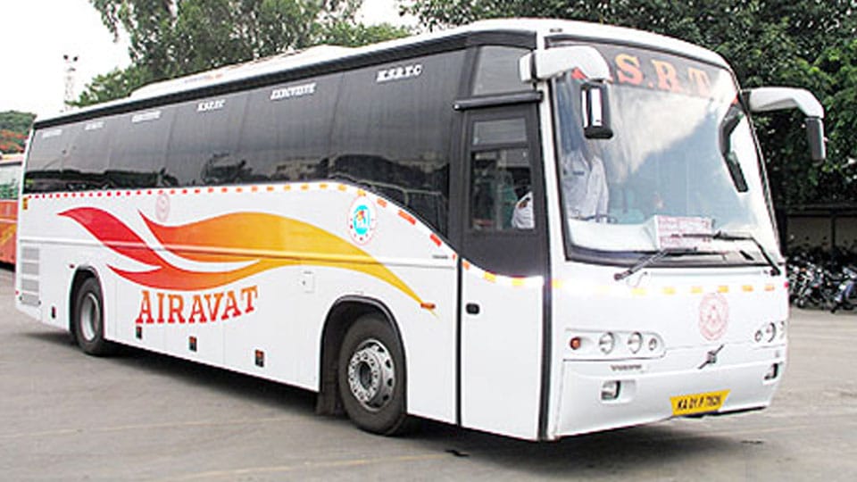 Install mini drinking water dispensing units in AC buses