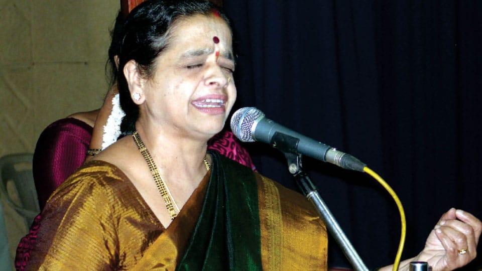 Dr. Sukanya Prabhakar to chair 50th Music Meet of Gaayana Samaaja