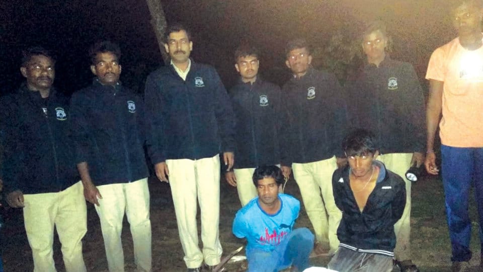 Poachers arrested at Nagarahole