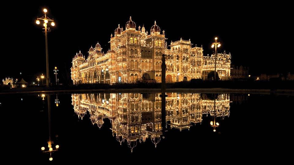 Mysore Palace illumination today and on Oct.15