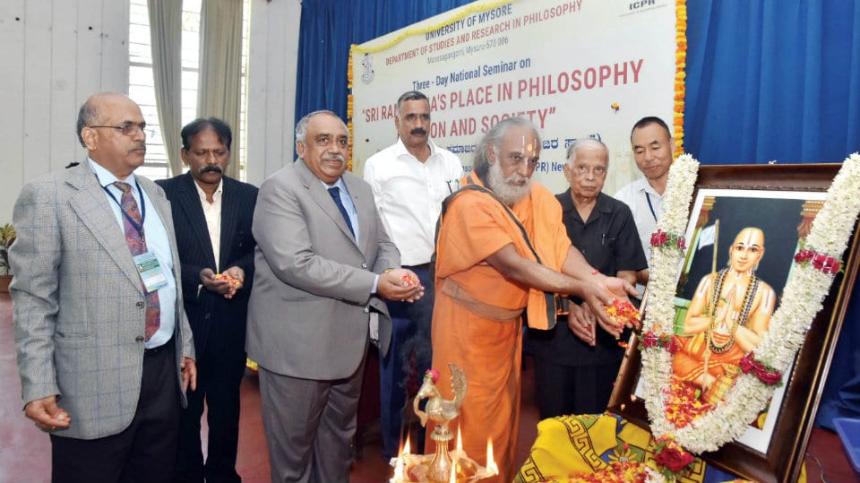 Three-day National Seminar on Sri Ramanujacharya begins