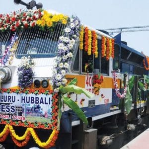 Vishwamanava train delay causes daily inconvenience