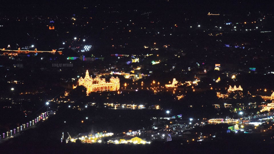City Night Viewing from Chamundi Hill only till 10 pm