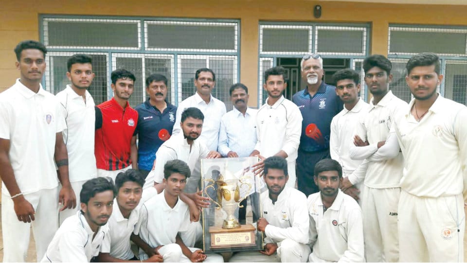 Winners of City Inter-Collegiate Cricket Tournament