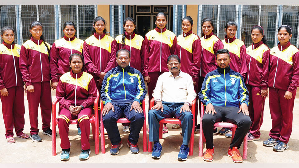 University of Mysore Women’s Kabaddi Team