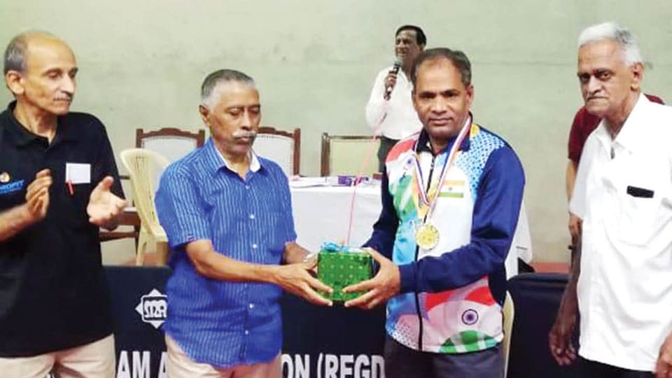 Mysuru veterans win prizes  in State Ranking Table Tennis