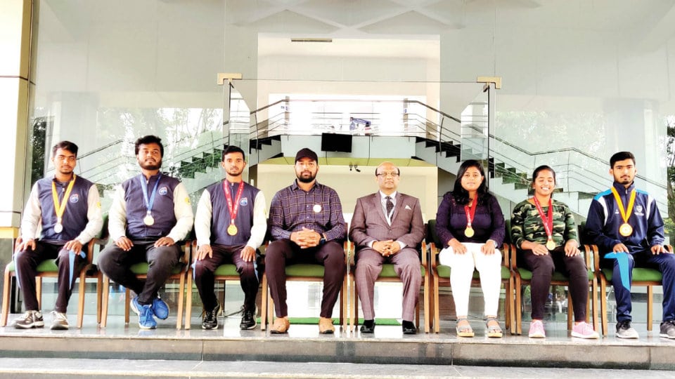 Excels in Dasara Sports Meet