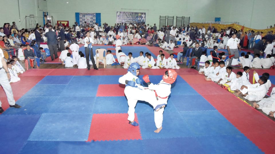 Over 400 Karatekas spar at National-level Championship