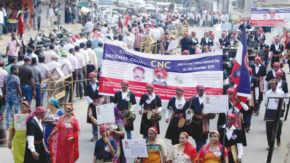 CNC observes 29th Kodava National Day at Madikeri