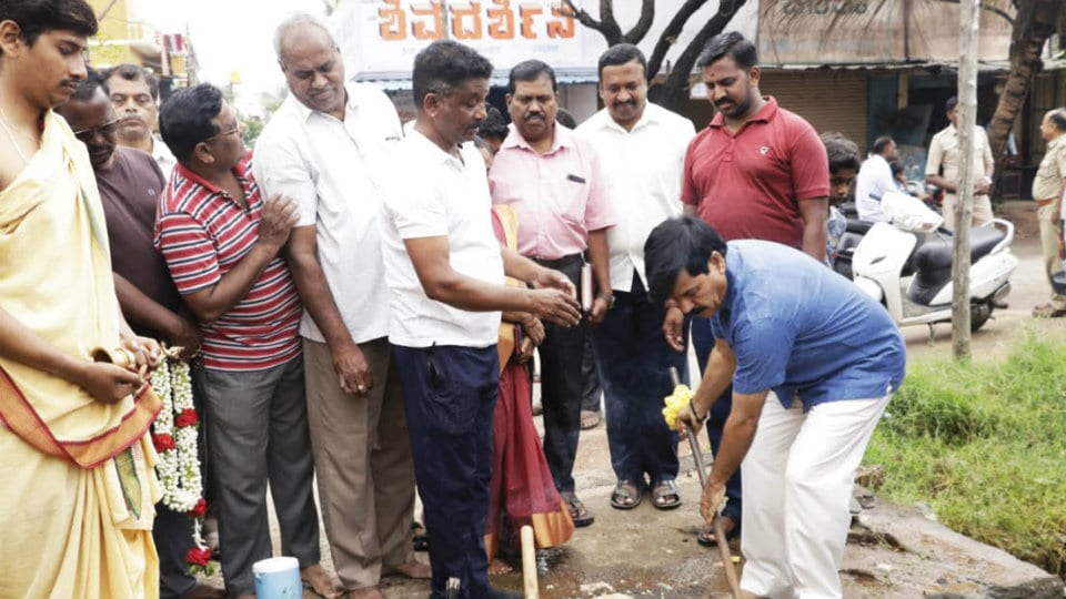 MLAs perform guddali puja for developmental works in city