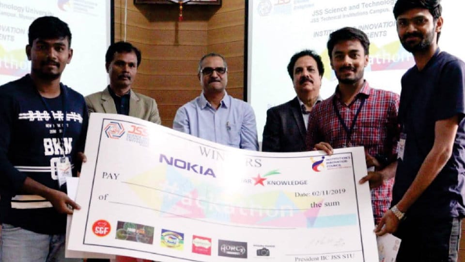 Bengaluru College teams win State-level Hackathon in city