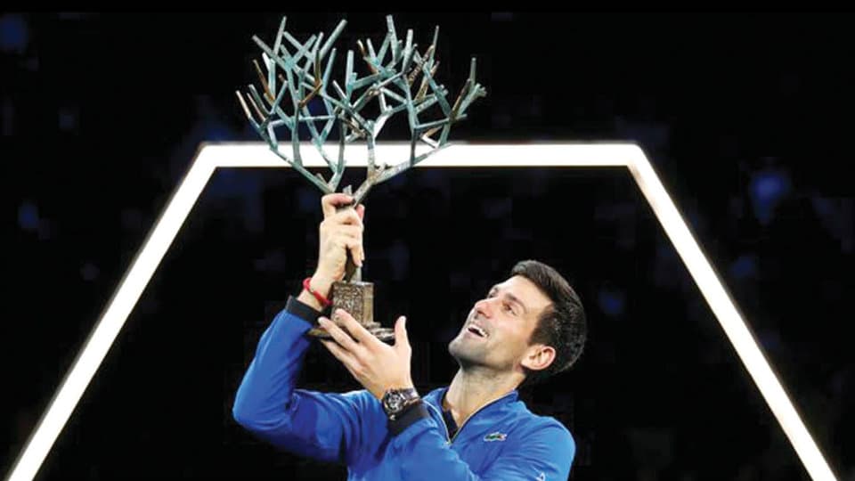 Novak Djokovic bags fifth Paris Masters Title